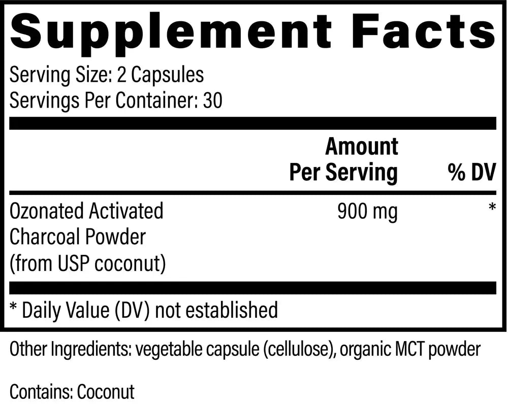 Ozonated Activated Charcoal - HH Health