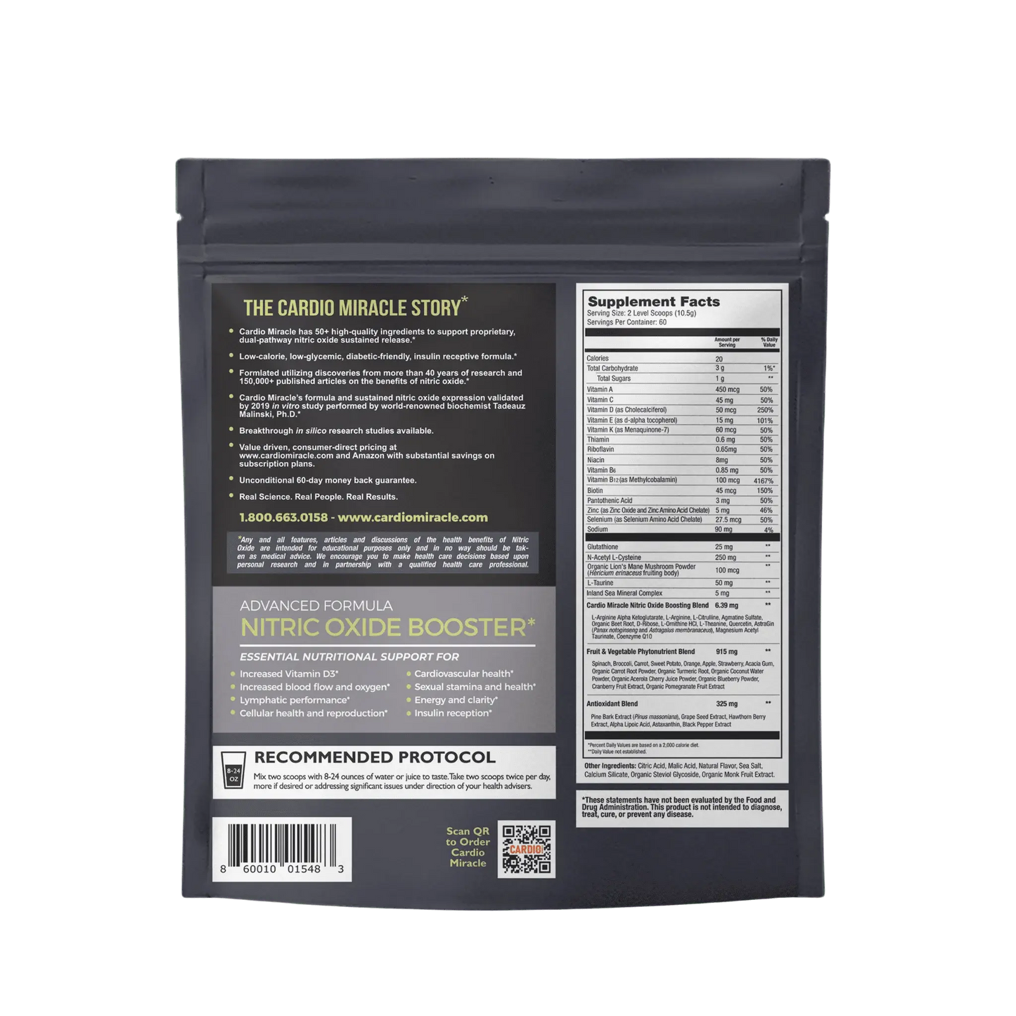 Cardio Miracle - 60 serving pouch - HH Health