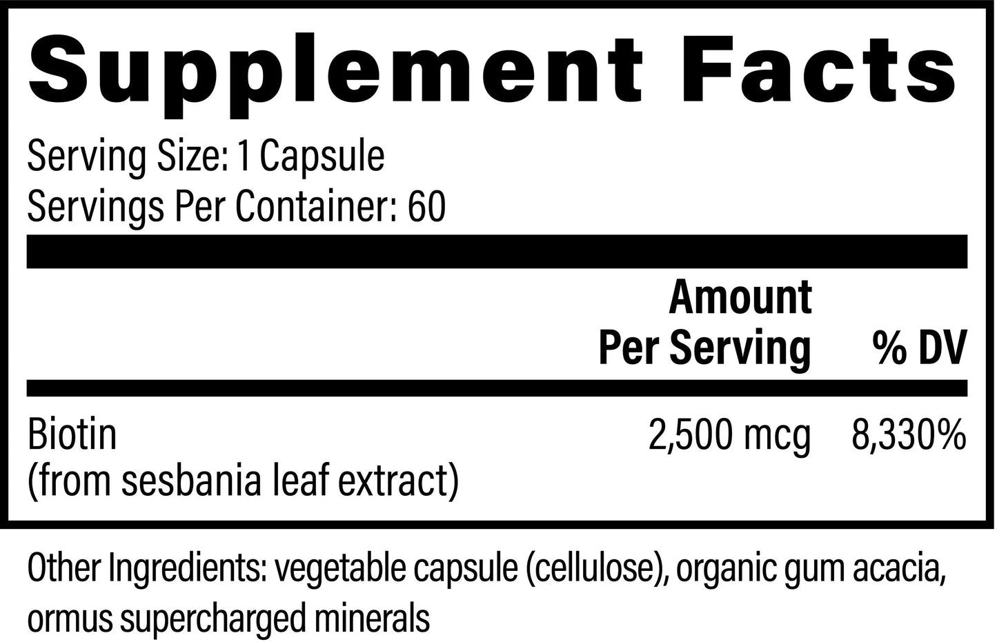 Biotin - HH Health